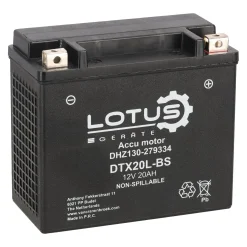 Lotus Accu'S>Accu motor 12V 20Ah DTX20L-BS V2