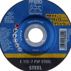 Pferd Toebehoren Elektrisch Gereedschap>Afbraamschijf E115-7 PSF staal