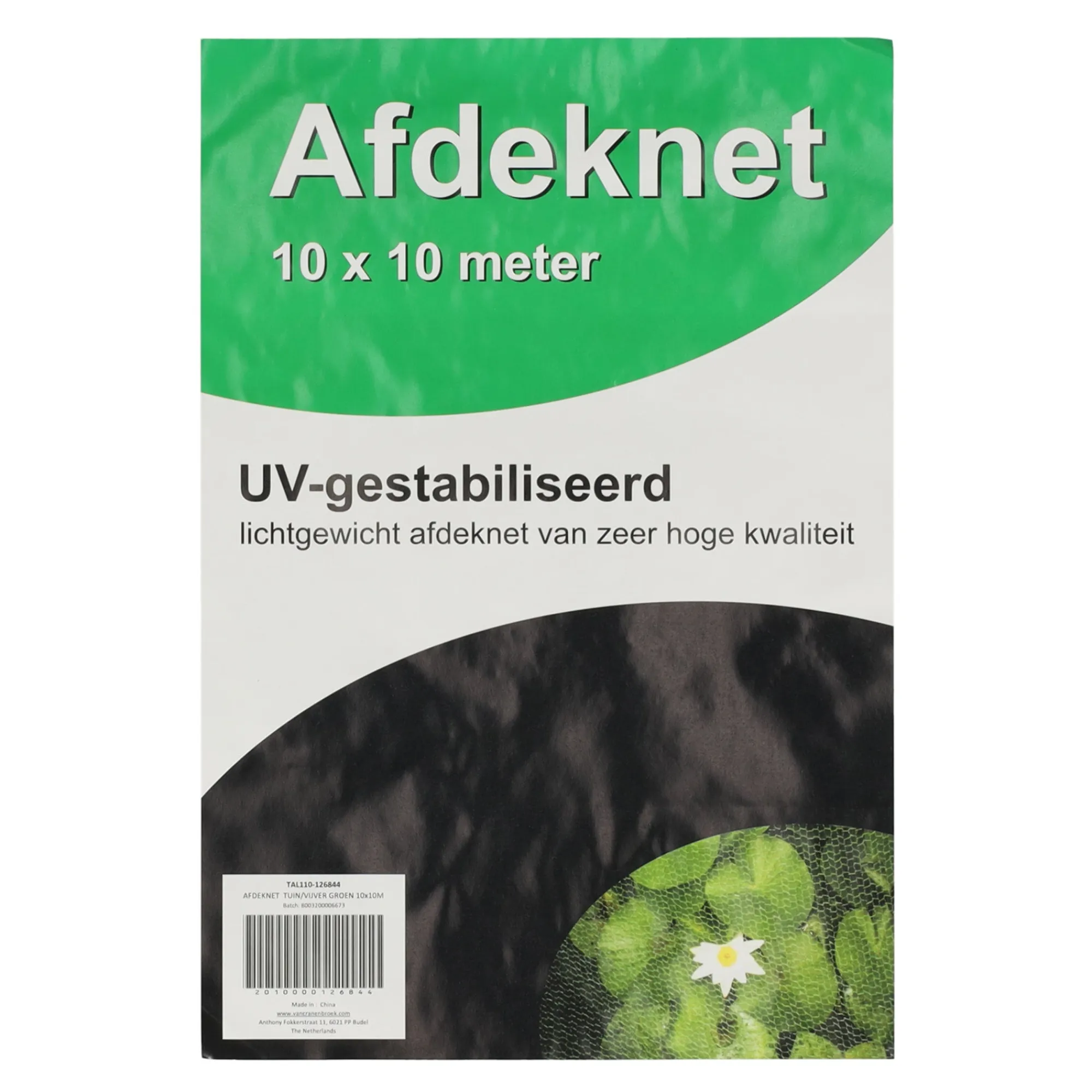 Bel Garden Vijver>Afdeknet tuin/vijver groen 10x10m