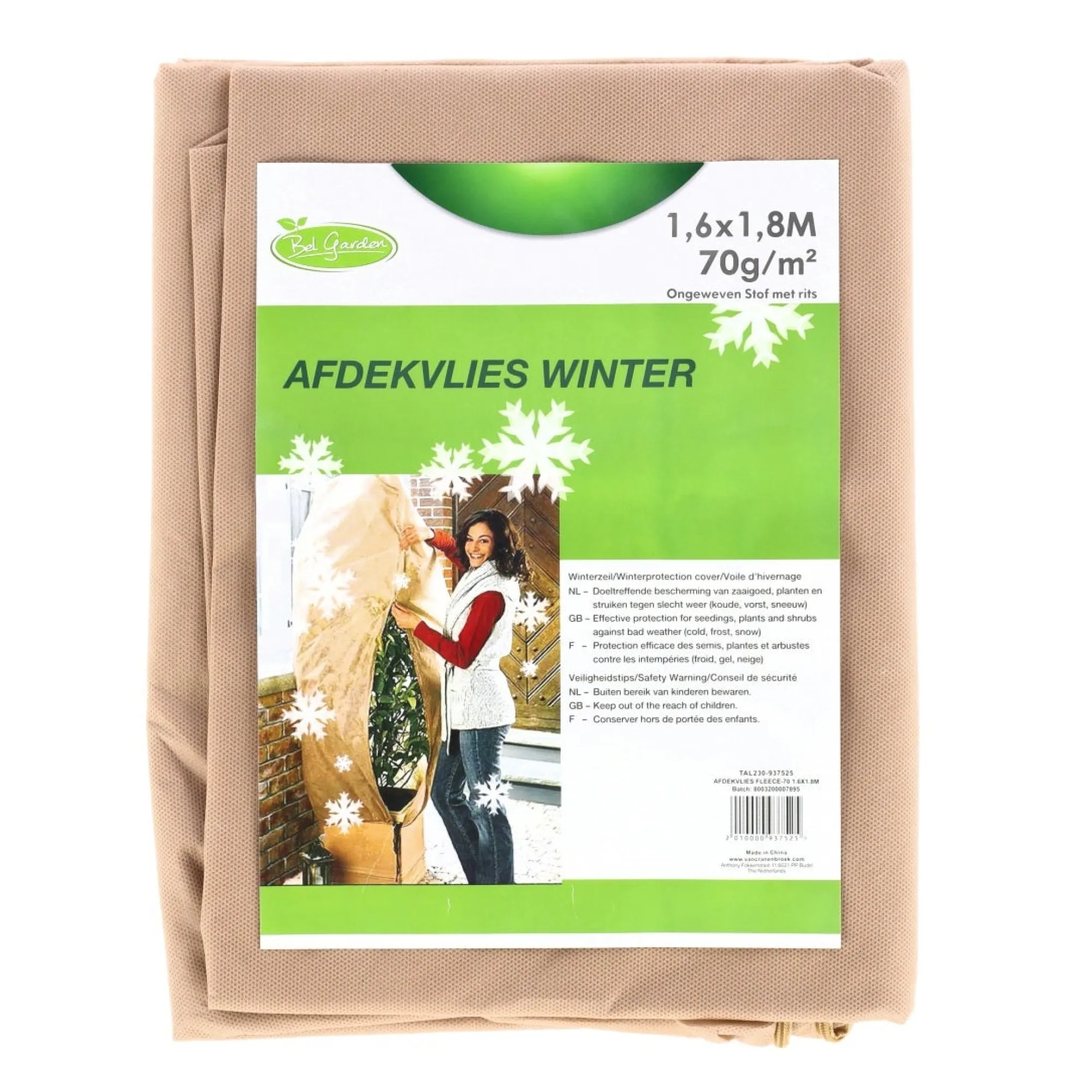 Bel Garden Moestuin>Afdekvlies fleece-70 1.6x1.8m