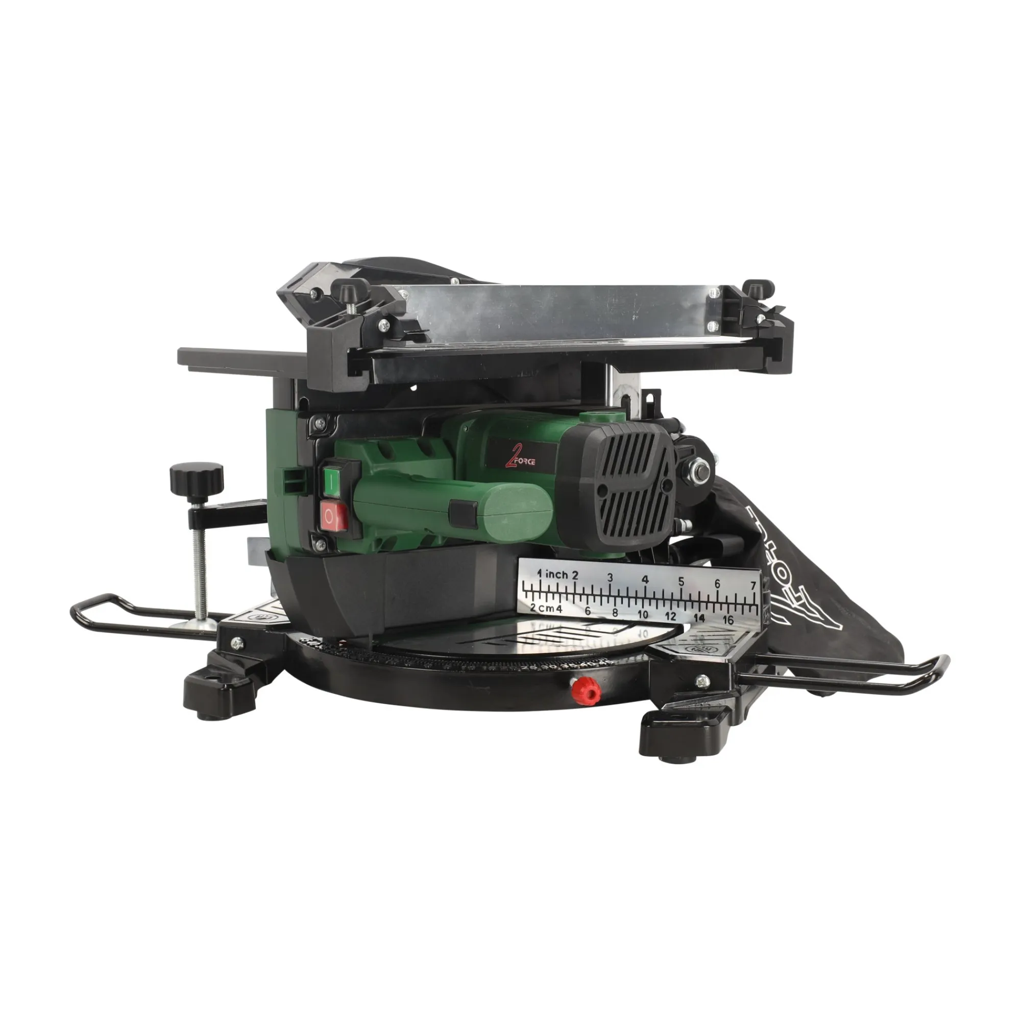 2-Force Werkplaatsgereedschap>Afkortzaagmachine met tafelzaag combinatie