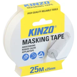 Kinzo Verfspullen>Afplaktape 25m x 25mm