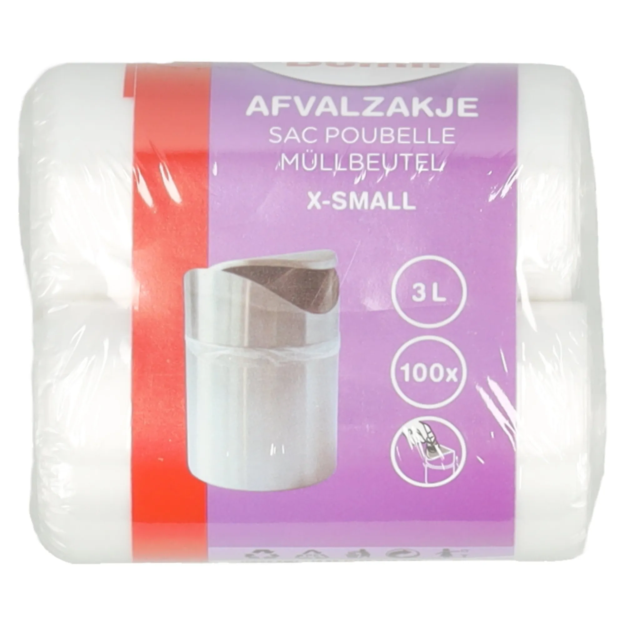 Dumil Schoonmaken>Afvalzak 3L 2x50st