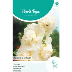 Horti Tops Moestuin>Alcea Majorette champagne (Stokroos) zaad
