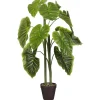 Mica Decorations Kunstplanten En Kunstbloemen>Alocasia in pot 100 cm