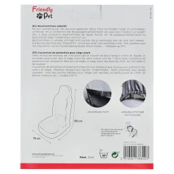 Friendly Pet Reizen Hond>Autodeken Oslo zwart 135 x 70 cm