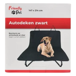 Friendly Pet Reizen Hond>Autodeken zwart 214 x 147 cm