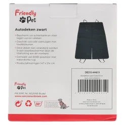 Friendly Pet Reizen Hond>Autodeken zwart 214 x 147 cm