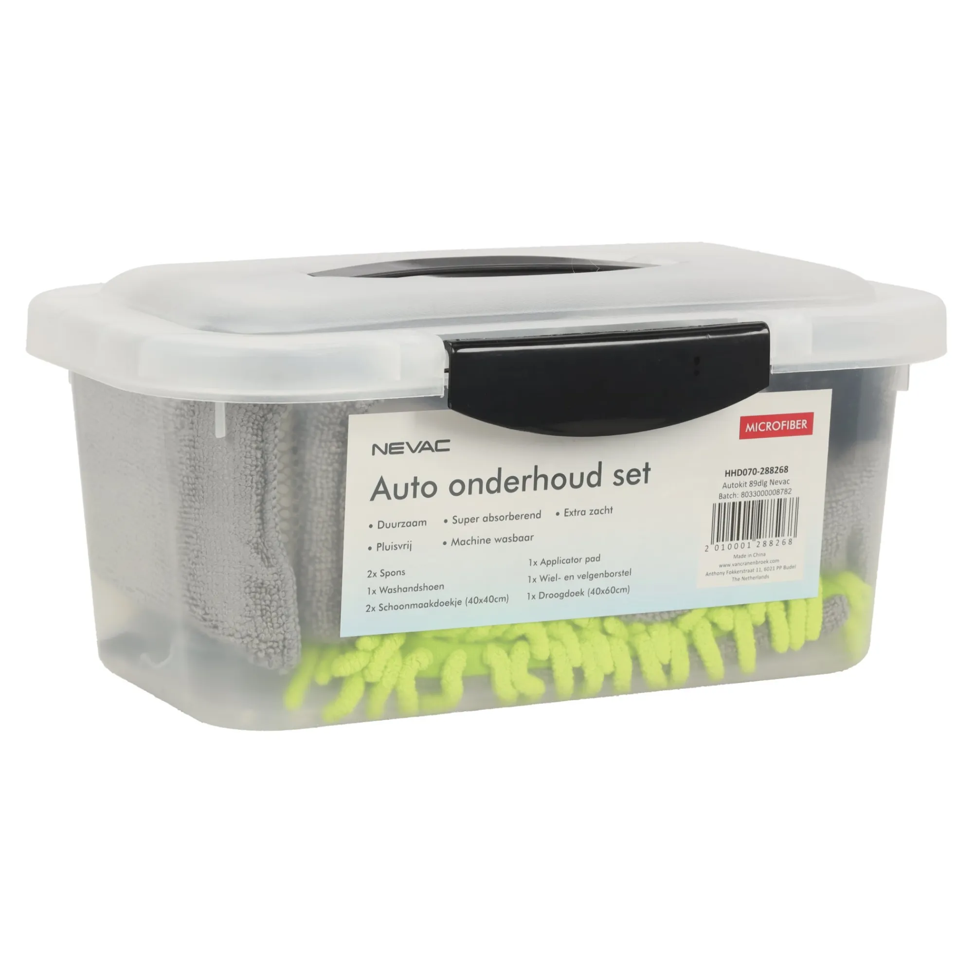 Nevac Autoaccessoires>Autokit 8-delig