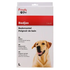 Friendly Pet Hondenverzorging>Badmantel hond blauw L 60cm