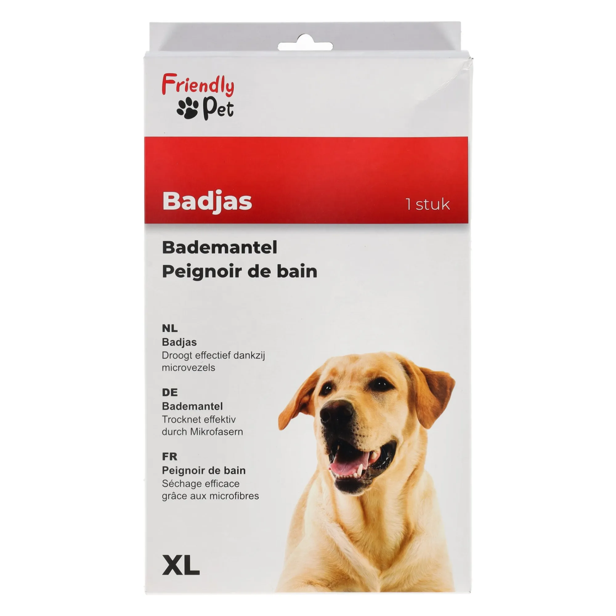 Friendly Pet Hondenverzorging>Badmantel hond blauw XL 75cm