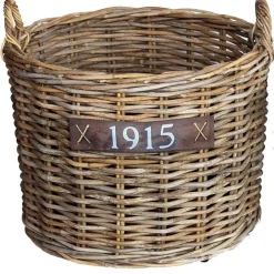 Van der Leeden Woondecoratie>Bak rotan met wielen klein 60 x 48 cm