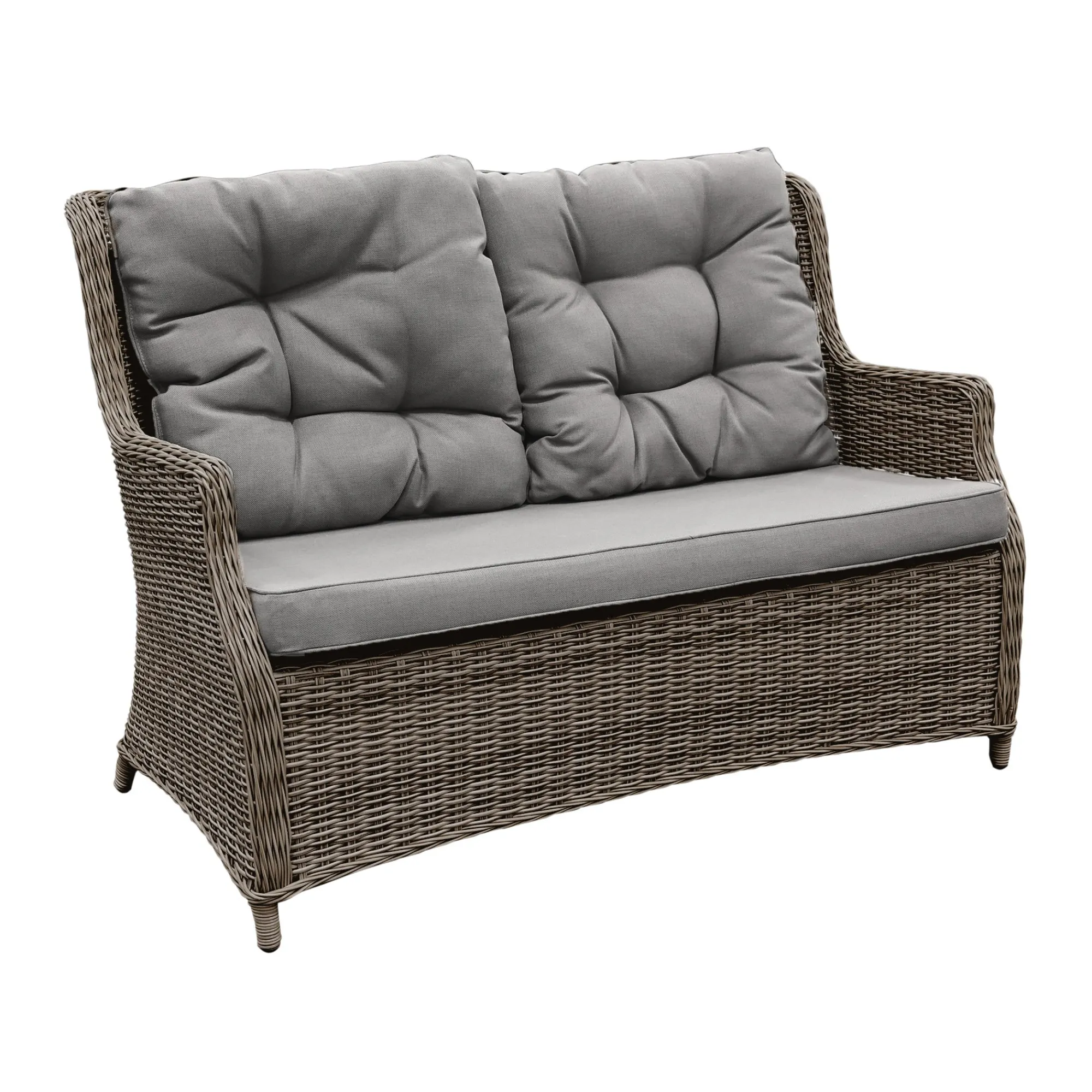 Bois le Duc Loungesets>Bank 2-zit Aprano Willow Grey