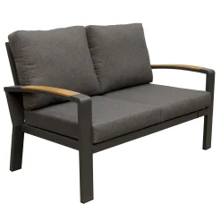 Bois le Duc Loungesets>Bank 2-zit Foxton Antraciet