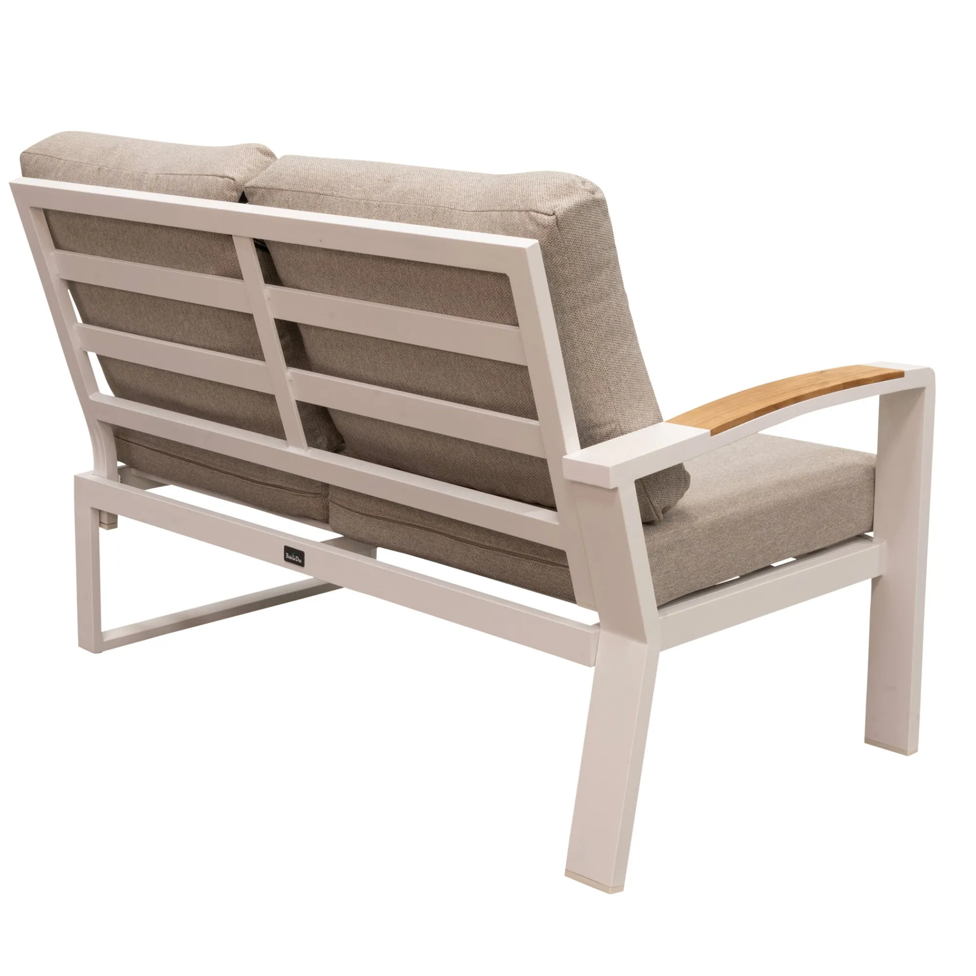 Bois le Duc Loungesets>Bank 2-zit links Foxton wit met kussens