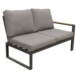 Bois le Duc Loungesets>Bank 2-zit links Salvo Antraciet
