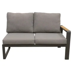 Bois le Duc Loungesets>Bank 2-zit links Salvo Antraciet