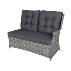 Bois le Duc Loungesets>Bank 2-zit links Sicura Willow Grey