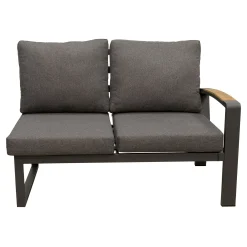 Bois le Duc Loungesets>Bank 2-zit rechts Foxton Antraciet