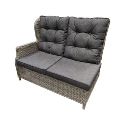 Bois le Duc Tuinbanken>Bank 2-zit rechts Lupa willow grey