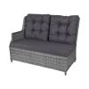 Bois le Duc Loungesets>Bank 2-zit rechts Sicura Willow Grey
