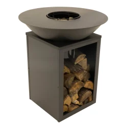 Houtskoolbarbecues|Vuur- & Terrasverwarming>Barbecue met vuurschaal D80 Hudson