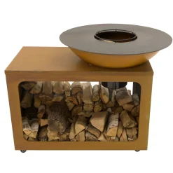 Houtskoolbarbecues|Vuur- & Terrasverwarming>Barbecue met vuurschaal D80 Creston