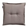 Madison Tuinkussens>Basic taupe hocker 50x50