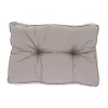 Madison Tuinkussens>Basic taupe lounge rugkussen 73x40