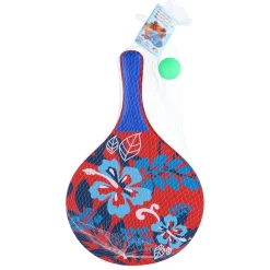 Eddy Toys Sport En Spel>Beachball set hout 3-delig assorti