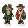 Decoris Kerstdecoratie>Beeld beer 14.5 cm