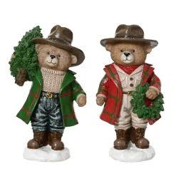 Decoris Kerstdecoratie>Beeld beer 14.5 cm