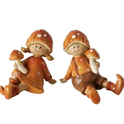 Boltze home Woondecoratie>Beeld herfst Tamy zit 6cm