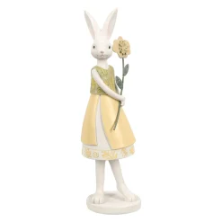 O'malley Pasen>Beeld konijn geel 27cm