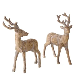 Boltze home Kerstdecoratie>Beeld rendier Pado 16cm