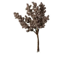 O'malley Kunstplanten En Kunstbloemen>Besjes champagne 25 cm