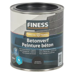 Finess Muurverf>Betonverf acryl antraciet 1454 750