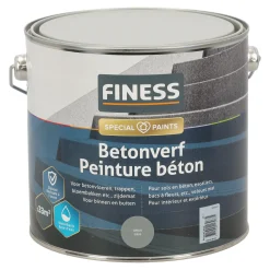 Finess Muurverf>Betonverf acryl grijs 1457 2.5L