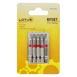 Lotus Toebehoren Elektrisch Gereedschap>Bitset pro 5-delig torx 15-20-25