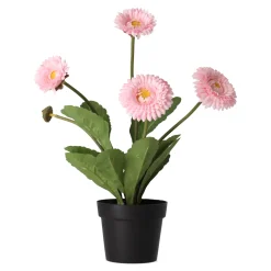 O'malley Kunstplanten En Kunstbloemen>Bloem gerbera in pot 30 cm