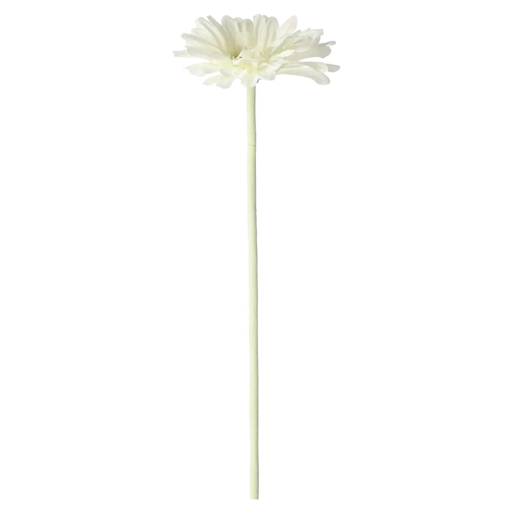 Kunstplanten En Kunstbloemen>Bloem Gerbera wit 55 cm