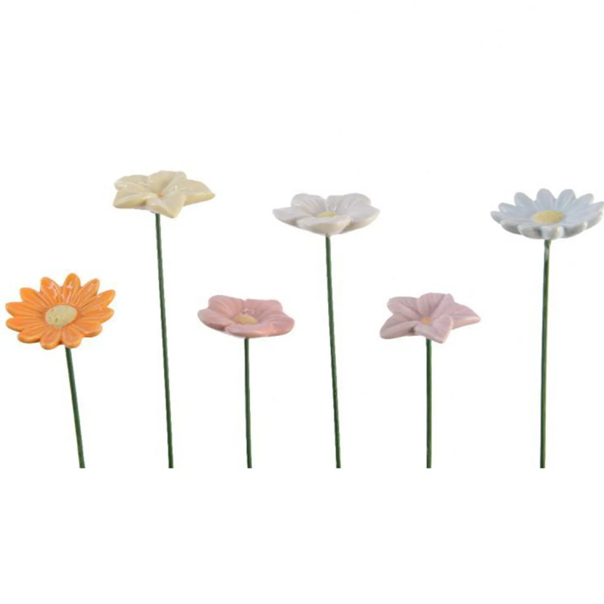 Decoris Tuindecoratie>Bloem keramiek 27 cm 8 assorti