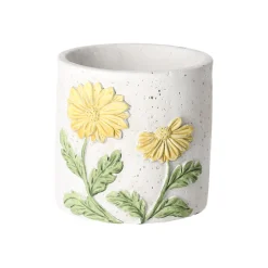 Natural Collections Vazen En Potten>Bloempot cement 10 cm 3 assorti