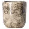 Vazen En Potten>Bloempot keramiek 8 cm taupe