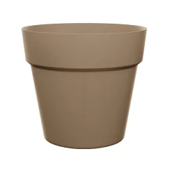 Tuindecoratie>Bloempot Naterial rond 40 cm taupe