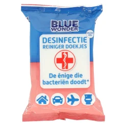 Blue Wonder Schoonmaken>desinfectie-reiniger doekjes 20st