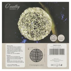 O'malley Kerstverlichting>Bol Quebec 30cm 400LED-ww