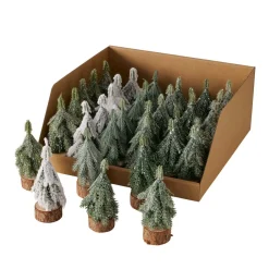 Boltze home Kerstdecoratie>Boom deco groen 11cm