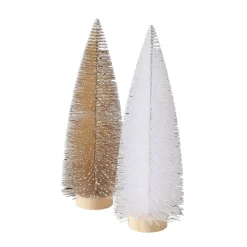 Boltze home Kerstdecoratie>Boom deco Tarvo wit goud 31cm