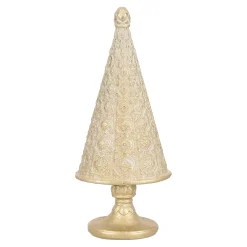 O'malley Kerstdecoratie>Boom goud glad 12 cm